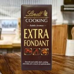 Lindt Extra Fondant Cooking Chocolate 180g