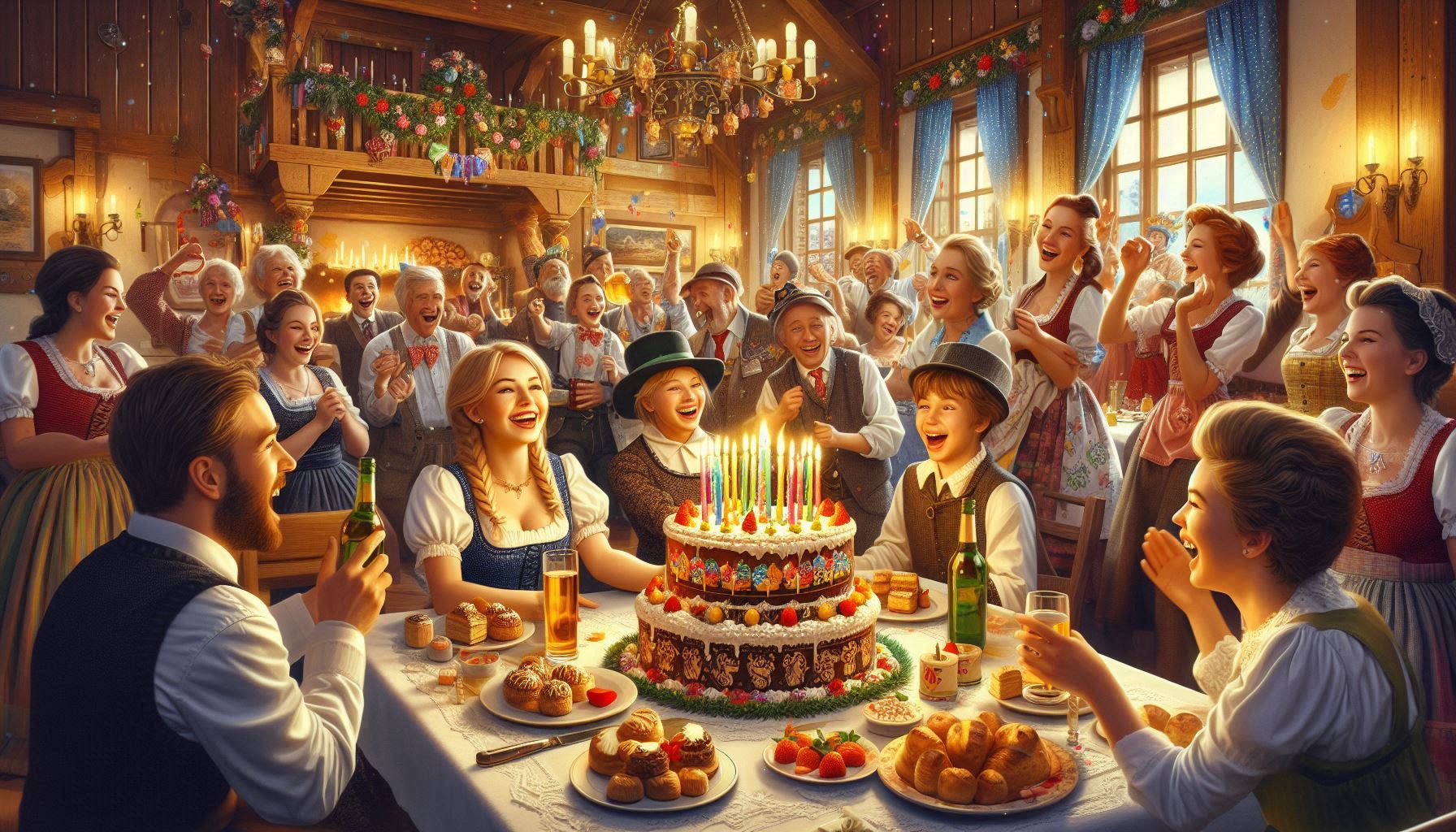 Birthday Traditions in Austria, Austrian Birthday Culture, Birthday Cakes in Austria, European Birthday Celebrations