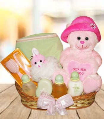 Baby Girl Gift Basket
