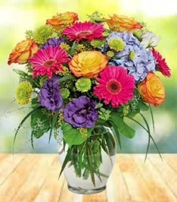 Mix Flowers in Vase