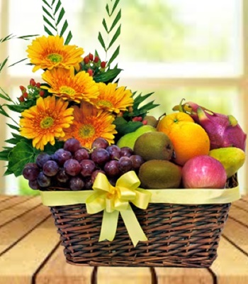 Flower and Fruits Basket