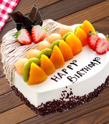 Happy Birthday - Chocolate Fruit Cake - 44oz/1.2kg