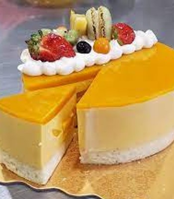 Mango Mousse Sponge Cake - 176oz/500g