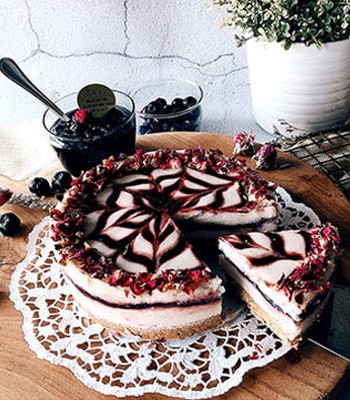 Creamy Blueberry Cheesecake - 35oz/1kg