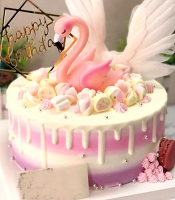 Happy Birthday Fresh Cream Cake - 29oz/800g