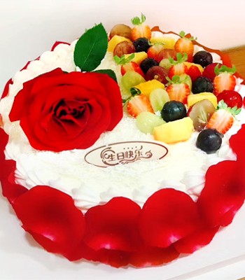 Fruit Flower Cake - 44oz/1.2kg