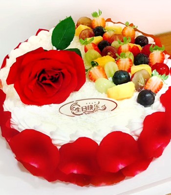 Mixed Fruit Cake For Birthday - 44oz/1.2kg Mixed Fruit Cake For Birthday - 44oz/1.2kg