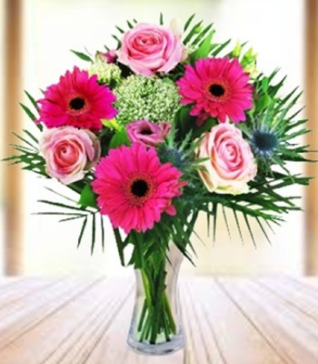 Mixed Flower Bouquet - Pink Flowers