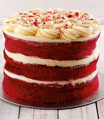 Red Velvet Sponge Cake - 3 Layers Naked Cake - 91.68oz/ 2.5kg