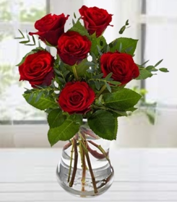 Affectionate Red Rose Bouquet