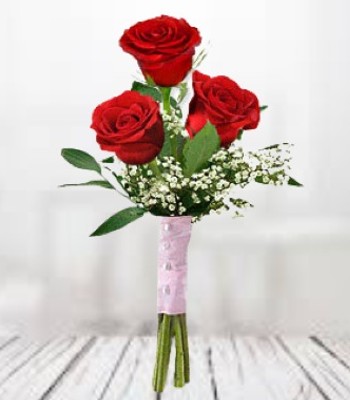 3 Red Roses For Your Special Valentine