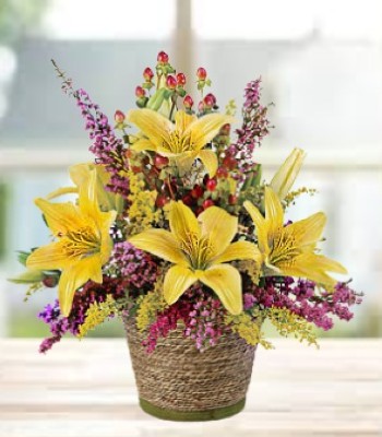 Birthday Flowers - Mix Flowers in Container