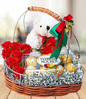 Cuddle Her - Extravagant Gourmet Basket
