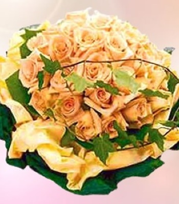 Cream Rose Flower Bouquet