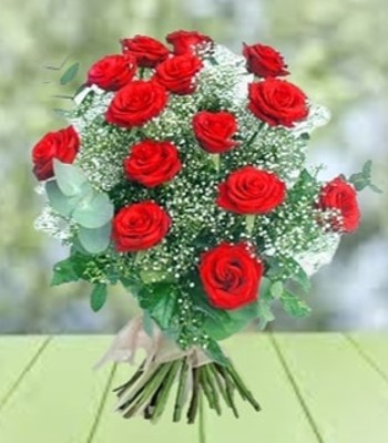 Red Rose Bouquet Hand-Tied By Expert