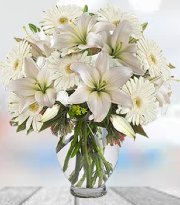 Lily Gerbera Daisy Flower Bouquet