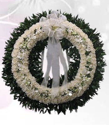 Fond Farewell Condolence Wreath