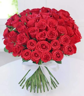 48 Red Roses Bouquet - Valentine's Day Special Rose Bouquet