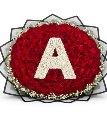100 Red Roses Bouquet