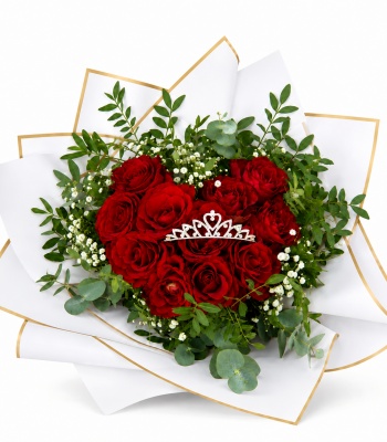 Birthday Red Roses Bouquet