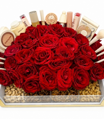 Luxury Roses & SHEGLAM Gift Box