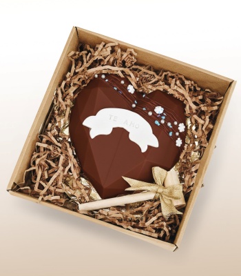 Heart Shaped Dark Chocolate