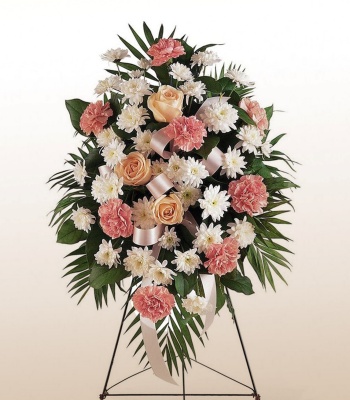 Soft Pink Standing Spray