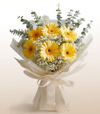 Yellow Gerberas Bouquet