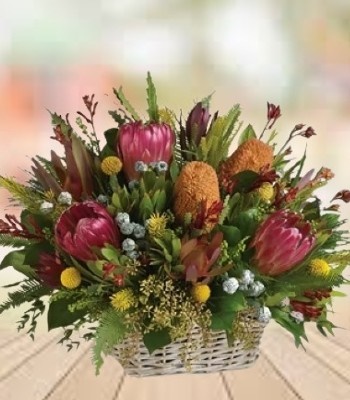 Australian Native Flower Basket