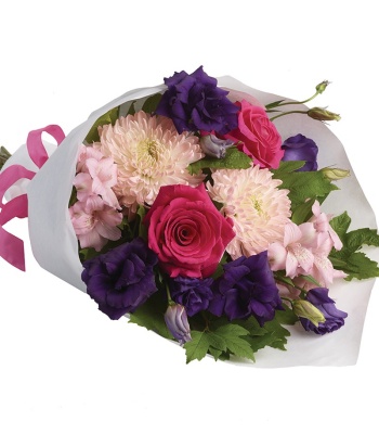 Harmony Blooms - Mixed Roses & Lilies Bouquet