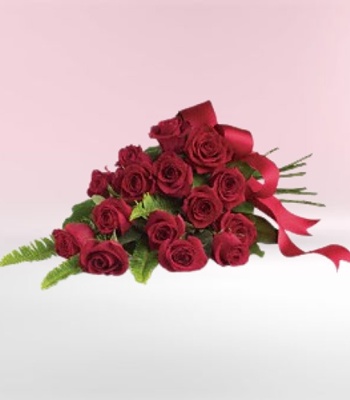 Heartfelt Red Rose Sympathy Bouquet