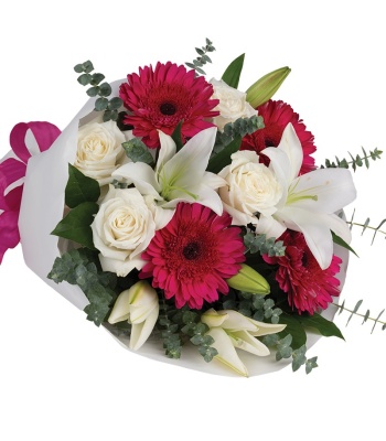 Love Symphony - Lilies, Roses & Gerberas Mix
