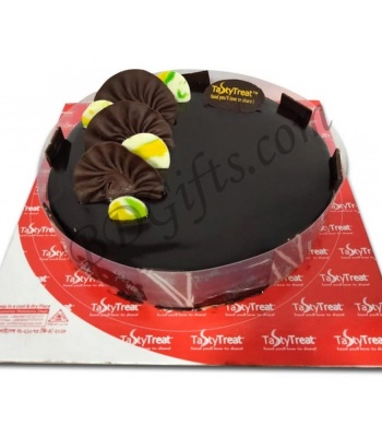 Chocolate Coated Cake Half Kg