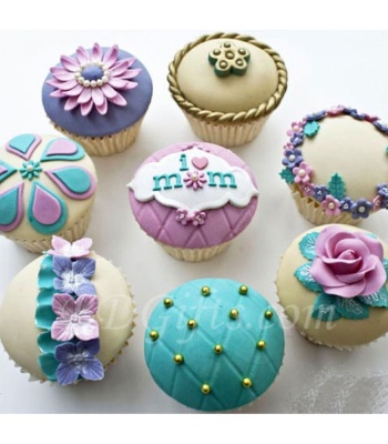 Mother's Day Cupcake - 8 Pieces