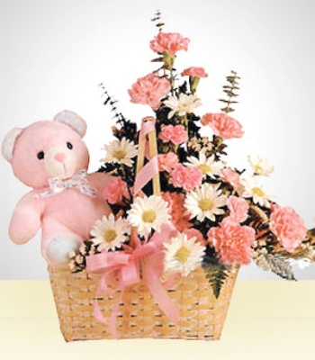 It's A Girl Flower Arrangement