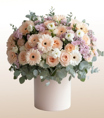 Roses and Gerberas Flowers - 36 Stems