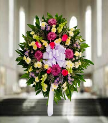 Sympathy and Funeral Flower Wreath