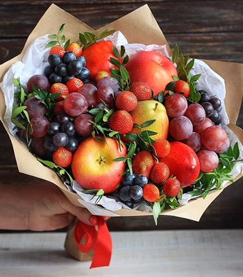 Forest Fantasy - Fruits and Greenery Basket