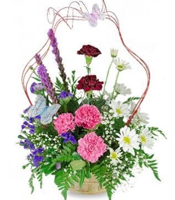 Happy Birthday Seasonal Flower Basket