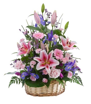 Women's Day Special - Pink, Lavender And Purple Flowers