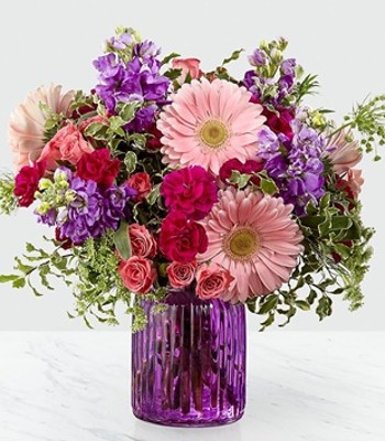 Breezy Shades - Pink, Purple & Lavender Blooms