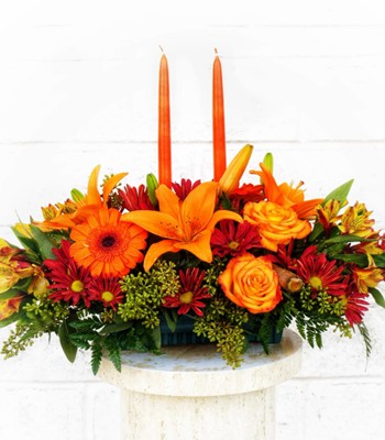 Fabulous Fall Christmas Centerpiece