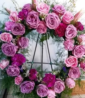 Serene Lavender Wreath