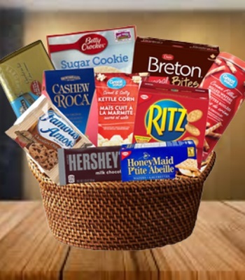 Sweet and Salty Snack Basket