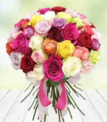 Mix Rose Bouquet - 36 Assorted Roses