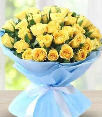 36 Yellow Rose Bouquet - 36 Stems