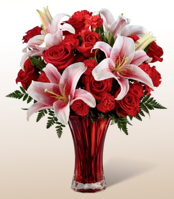 Love And Romance Flower Arrangement