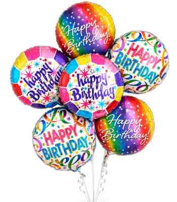 Birthday Mylar Balloons
