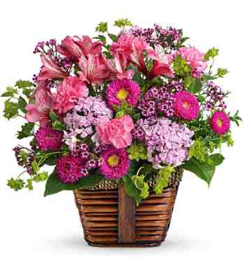 Get Well Flower Basket