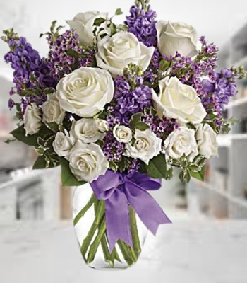 Lavender And White Flowers